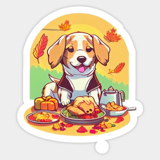 Why French Bulldogs Love Thanksgiving Sticker